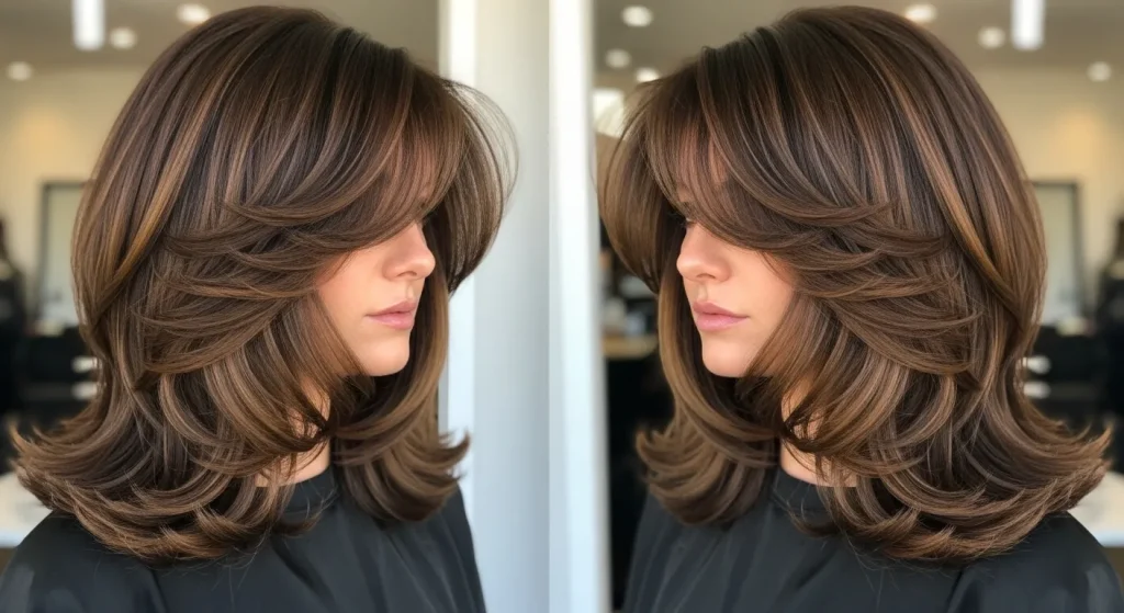 The Butterfly Haircut 2025: A Fresh Take on a Timeless Trend 5 Classic butterfly haircut with natural layers.