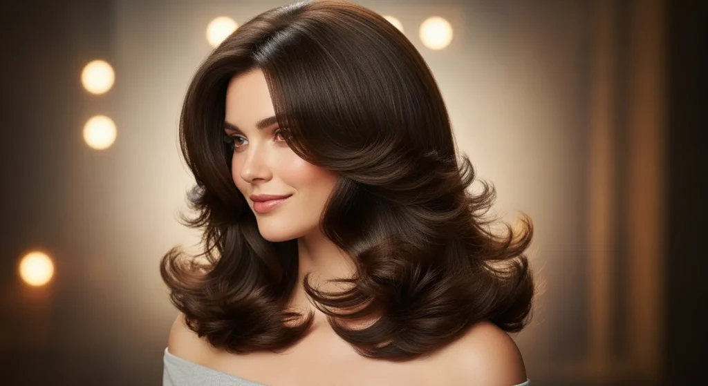 The Butterfly Haircut 2025: A Fresh Take on a Timeless Trend 4 Hairstylist demonstrating layered butterfly haircut 2025 technique.