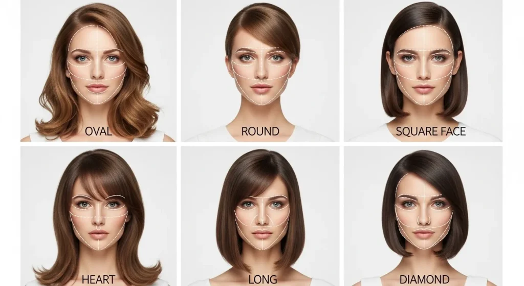 24+ Best Flattering Haircut According to Your Face Shape 3 haircut according to your face shape used to choose flattering haircuts.