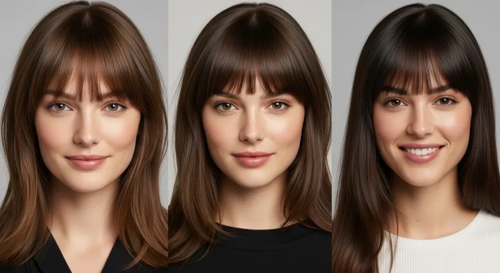Best 24+ Curtain Fringe 2025 Hairstyle: Year’s Hottest Hair Trend 7 Trendy curtain fringe 2025 hairstyle with natural confident look.