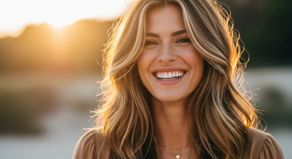 The Ultimate Guide to Long Layers Haircut 2025: Trends, Tips, and Tricks 8 Trendy long layers haircut 2025 with beach waves.