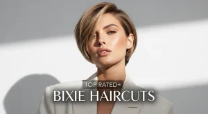 Featured image of trendy Bixie haircut 2025 showcasing a chic blend of bob and pixie style.