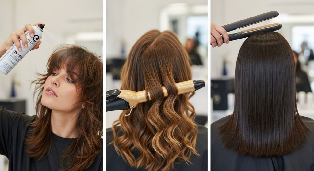 Best Shag Haircut for Women Ideas 2025: Modern Looks 7 Styling examples of shag haircut: undone waves, natural texture, and sleek finish.