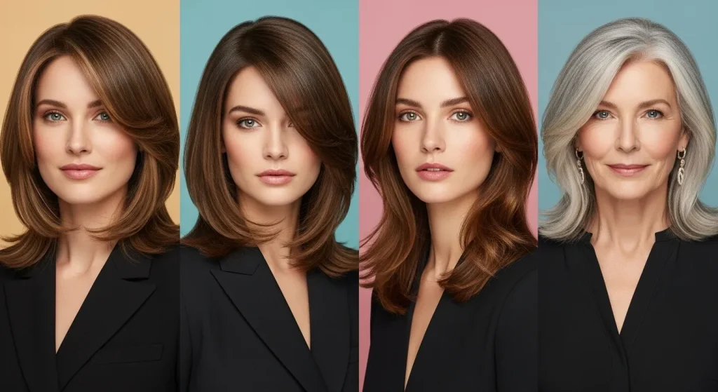 Top Wispy Layered Haircut Trends for 2025: Chic & Effortless 5 “Wispy layered haircut 2025 flattering different face shapes and ages.”