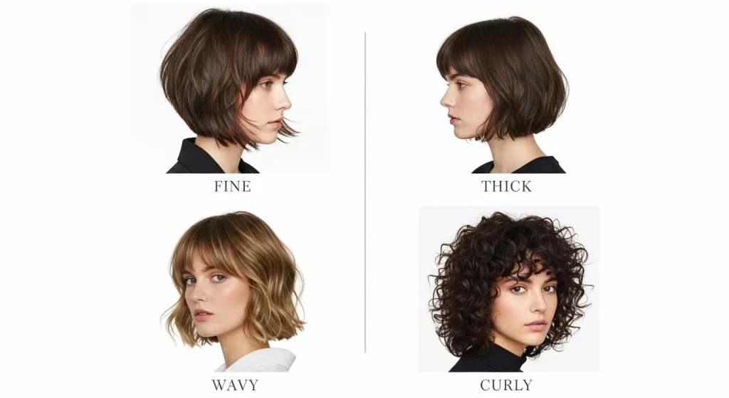 30+ Short Shaggy Bob Haircut Ideas That Elevate Your Look 7 “Short shaggy bob haircut adapted for fine, thick, wavy, and curly hair types.”